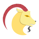 capr, sign, zodiac svg vector icon