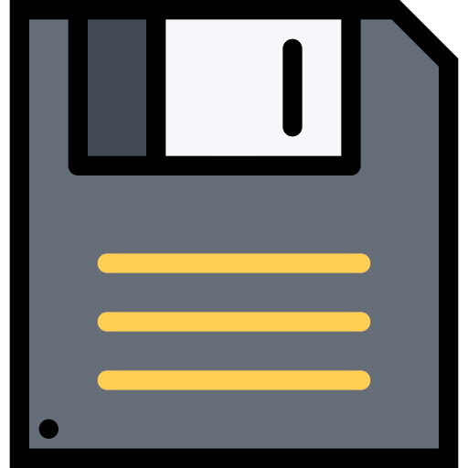 Diskette svg vector icon