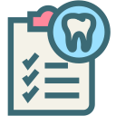 dental, dental records, dentist, dentistry, medical, oral hygiene, tooth svg vector icon