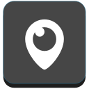 media, network, periscope, social, social media svg vector icon