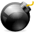bomb, bombshell, boom, danger, explosive, fire, military, war, warning, weapon icon