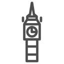 bigben, clocks, england, london, sight, time, travelling svg vector icon