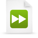 document, file, green, paper icon