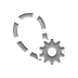 selection,custom,shape,gear icon