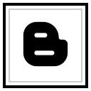 blogger, logo, media, social svg vector icon