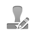 stamp,pencil icon