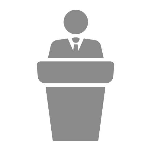 Lecturer svg vector icon