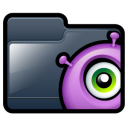 folder,alien icon