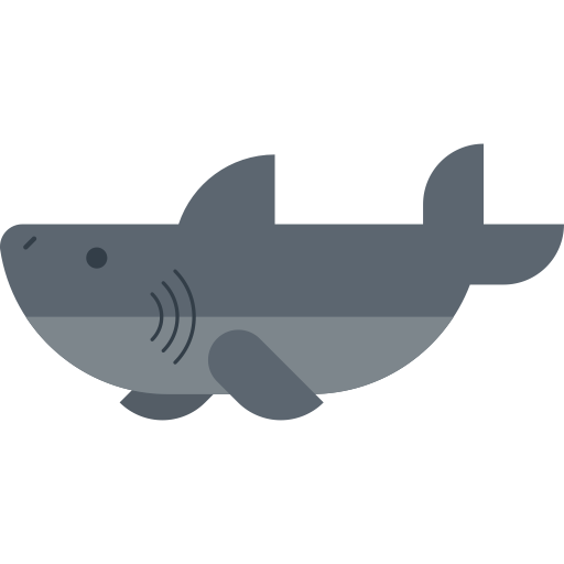 Shark svg vector icon