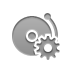 alarm,gear icon