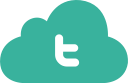 cloud, site, social, twitter svg vector icon