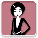 vintage,girl,framed,child,kid,people,person,human,profile,account,user icon