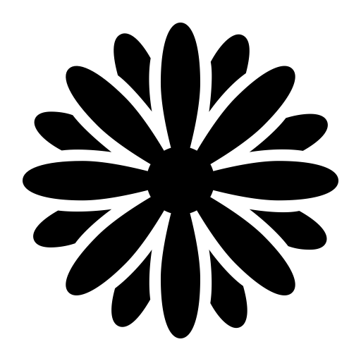 Ios Flower svg vector icon