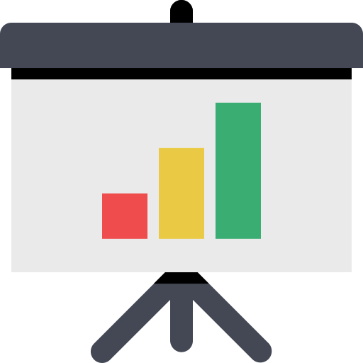 Presentation Bar Chart svg vector icon