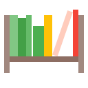 book, home, house, shelf, study svg vector icon