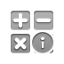 calculator,button,info icon