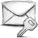 email, encrypted icon