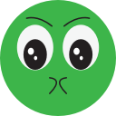 avatar, bad, face, smiley svg vector icon