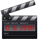 clip, film, movie, timestamp svg vector icon