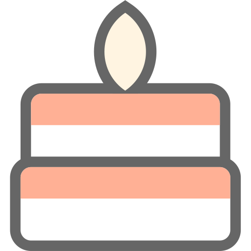 Birthday Cake svg vector icon