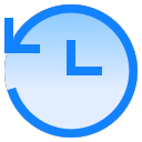arrow, backup, clock, data, refresh, safe, save svg vector icon