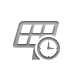 solar,power,plant,clock icon