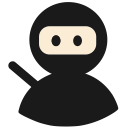 avatar, ninja, samurai, warrior svg vector icon