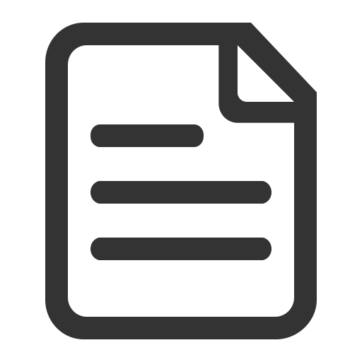 Symbolic Document svg vector icon