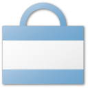 shopping,bag,blue,buy,commerce,shopping cart,cart icon