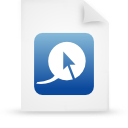 blue, document, file, paper icon