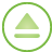 basic, button, eject, green icon