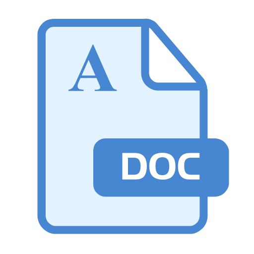 Doc svg vector icon