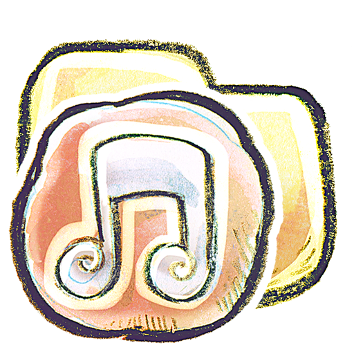 folder, music icon