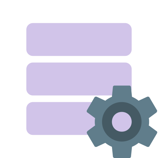 Configuration Data svg vector icon