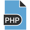 code, document, php svg vector icon