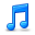 itunes, music, musical, note icon