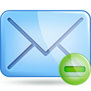 mail,minus icon