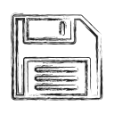 deskette, floppy, productivity, save, shape, social svg vector icon
