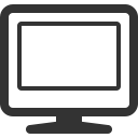 display, monitor, screen, video svg vector icon