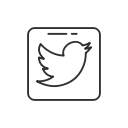 social media, twitter, twitter button, twitter logo svg vector icon