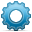 gear, settings, wheel icon