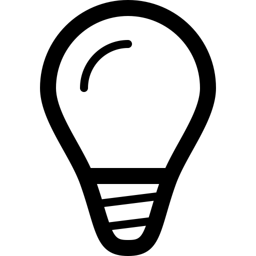 Bulb svg vector icon