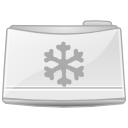 folder,snowish icon