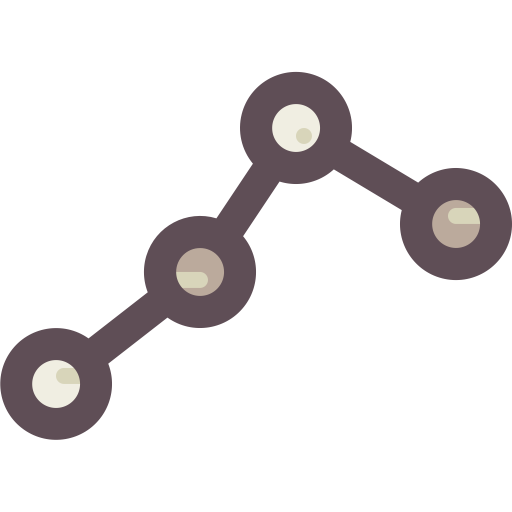 Linegraph svg vector icon