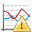 error, linechart icon