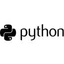 logo, python svg vector icon