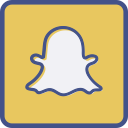 metro, outline, snapchat svg vector icon