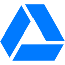 google,drive,alternate,blue icon