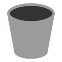 appicns, bin, empty, recycle, recycle bin, trash icon