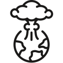 apocolypse, atomic, bomb, explosion, nuclear svg vector icon